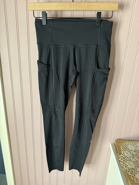 lululemon athletica Pants - Lululemon fast and free crop- black size 4